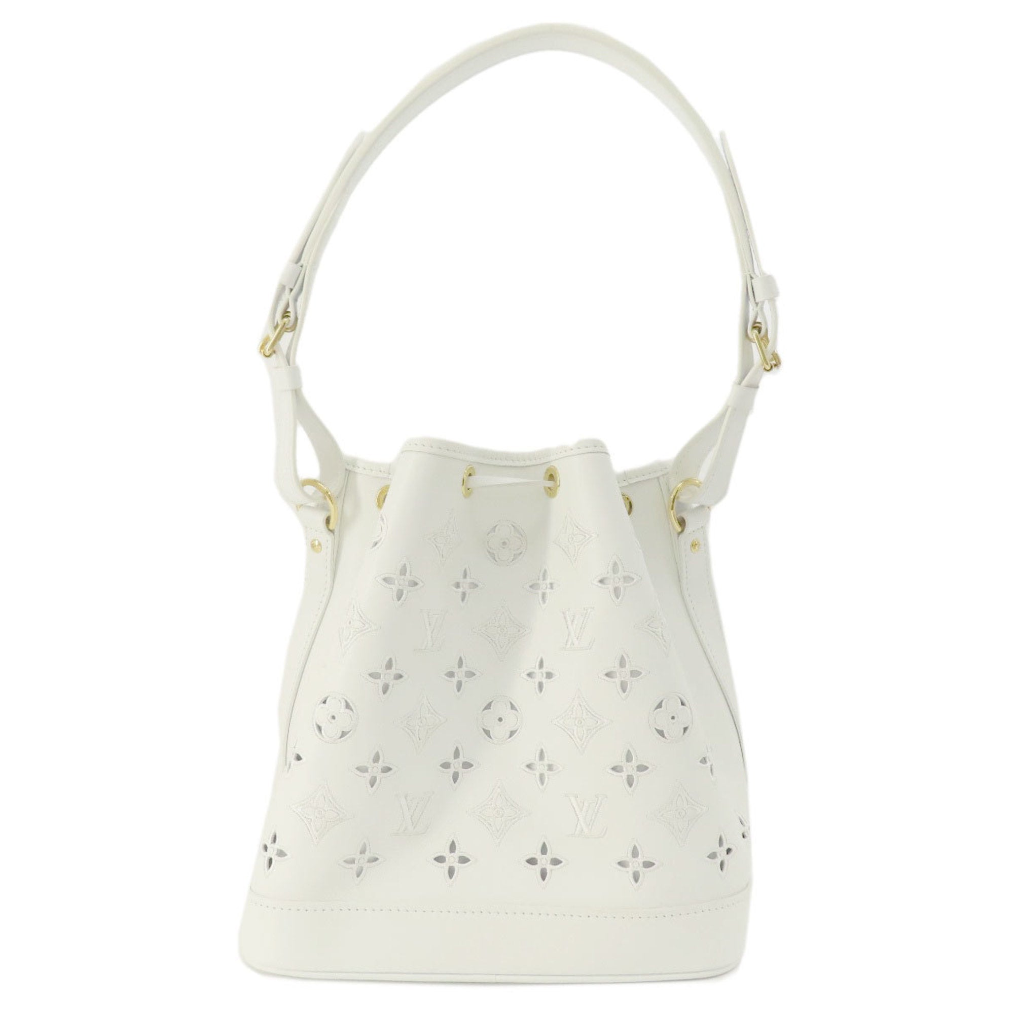Louis Vuitton White Leather Shoulder Bag