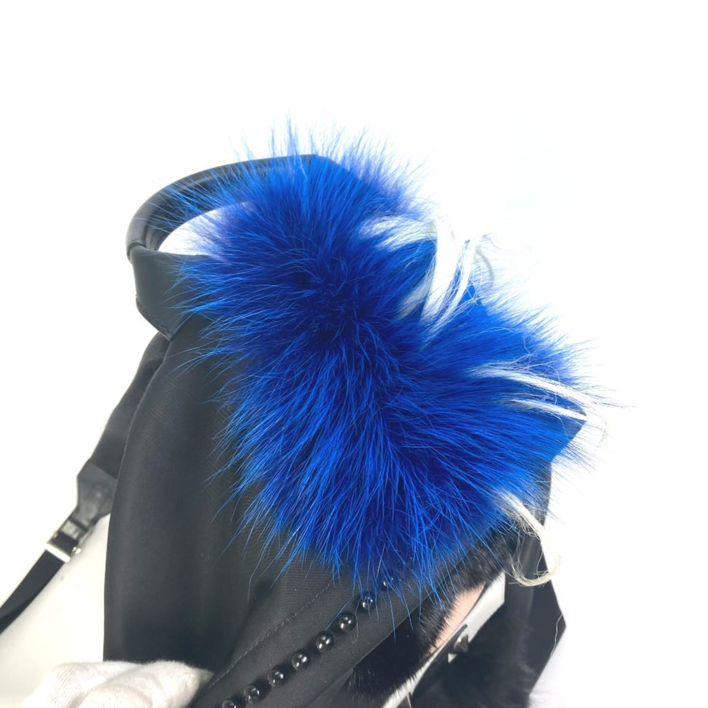 Fendi Black Cloth Backpack