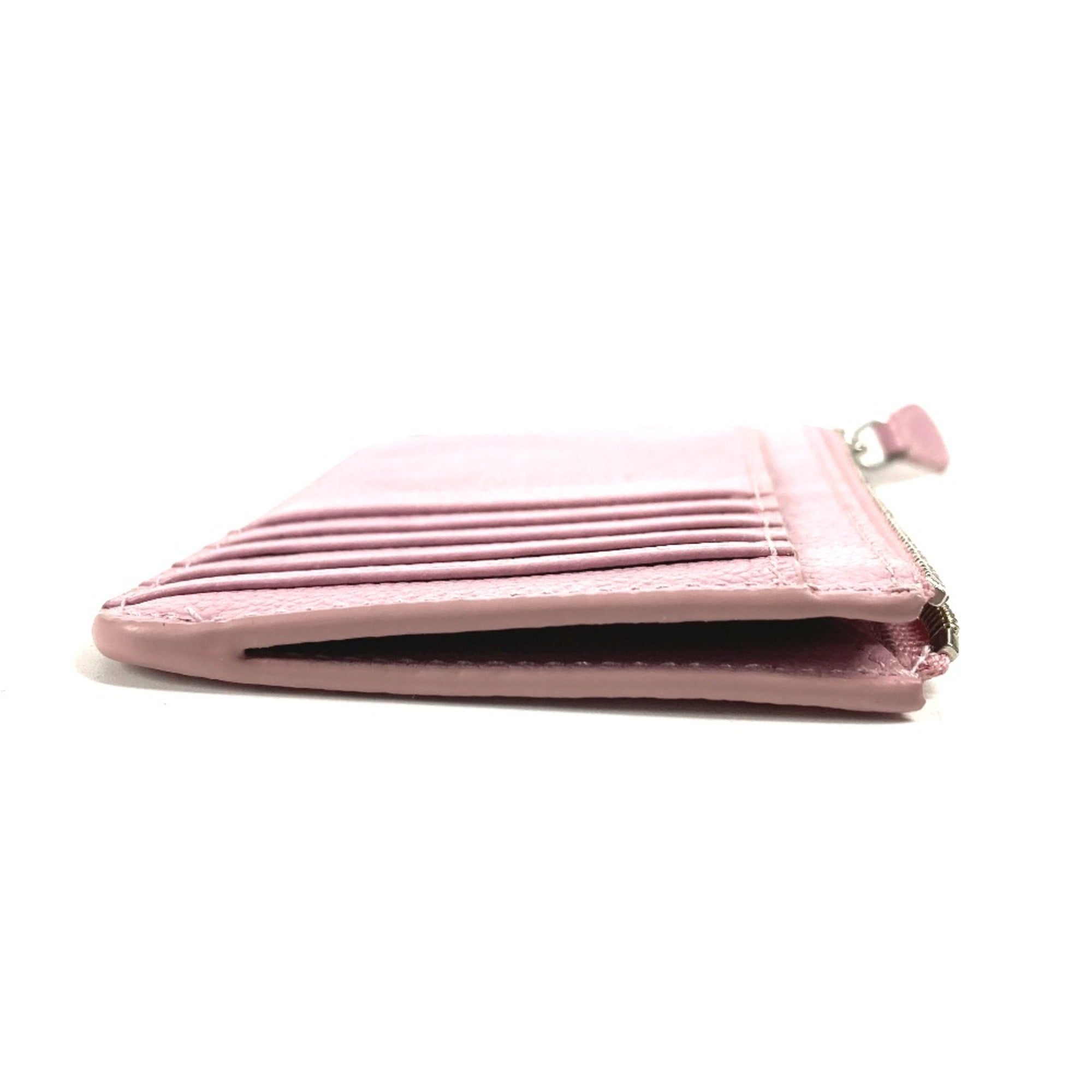 Balenciaga Pink Leather Coin Purse/Coin Case