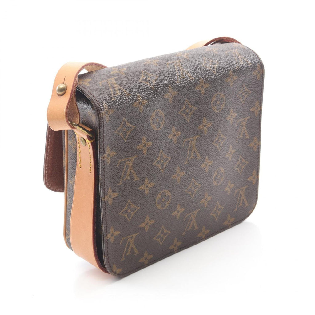 Louis Vuitton Brown Coated Canvas Pvc Leather Monogram Shoulder Bag