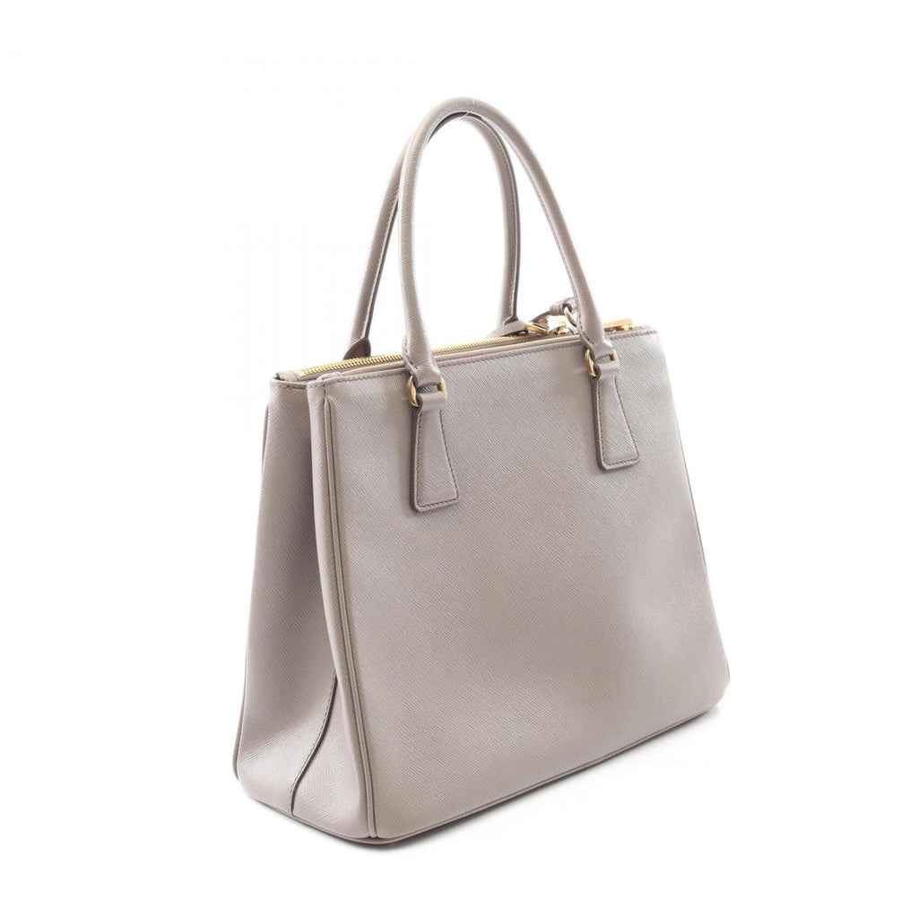 Prada Gray Leather Handbag