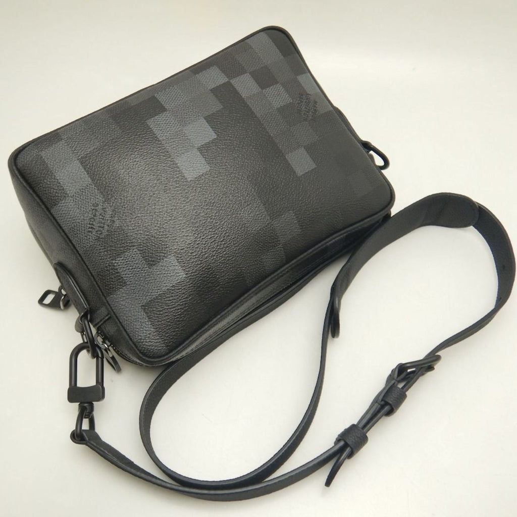 Louis Vuitton Black Noir Pvc Shoulder Bag