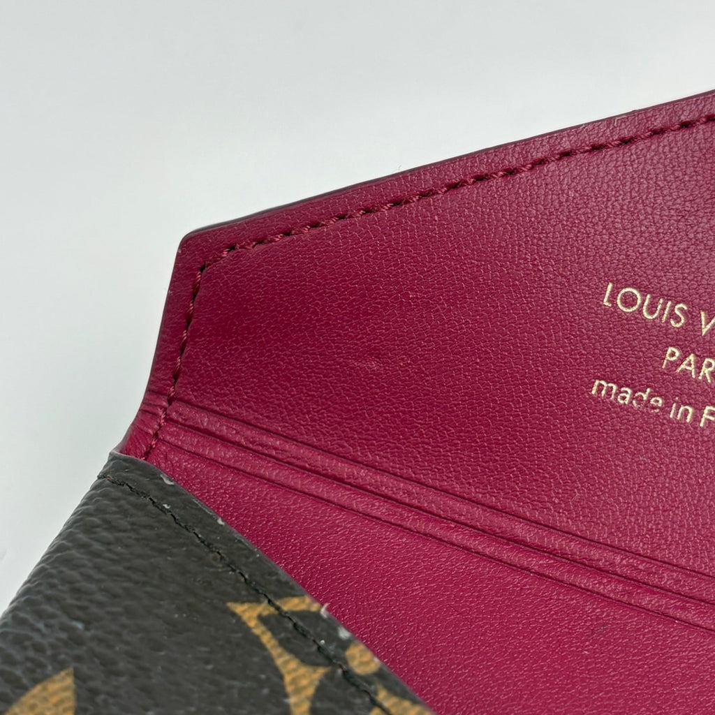 Louis Vuitton Brown Monogram Clutch Bag Pochette Pouch