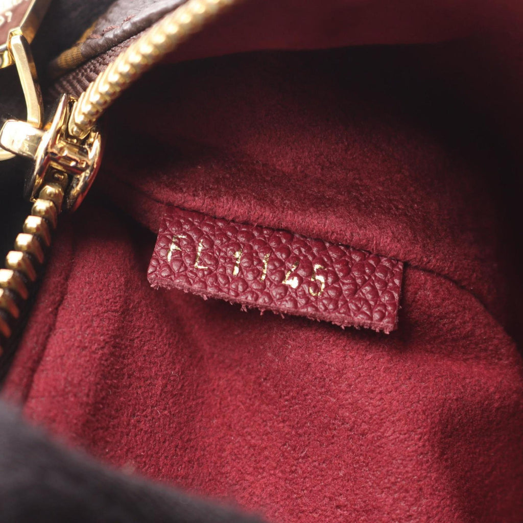 Louis Vuitton Brown Monogram Pink Coated Canvas Leather Shoulder Bag
