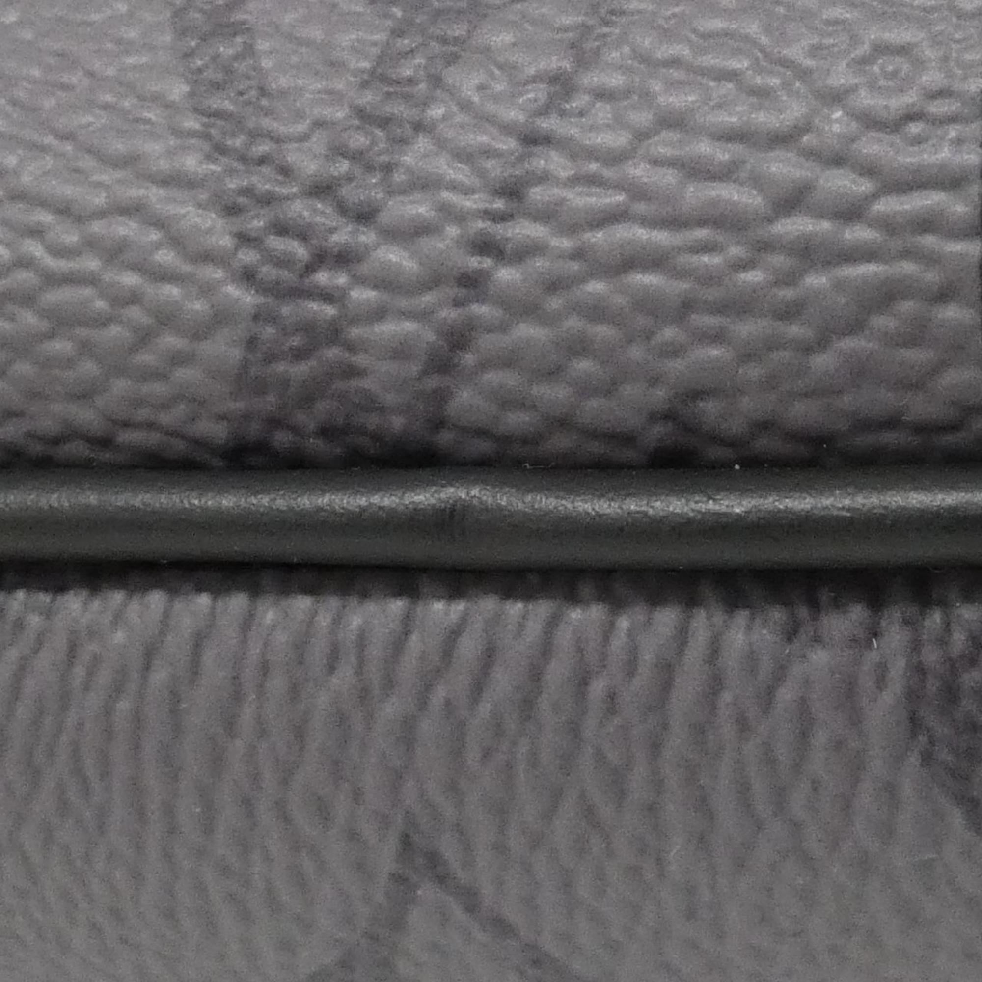 Louis Vuitton Black Coated Canvas Shoulder Bag