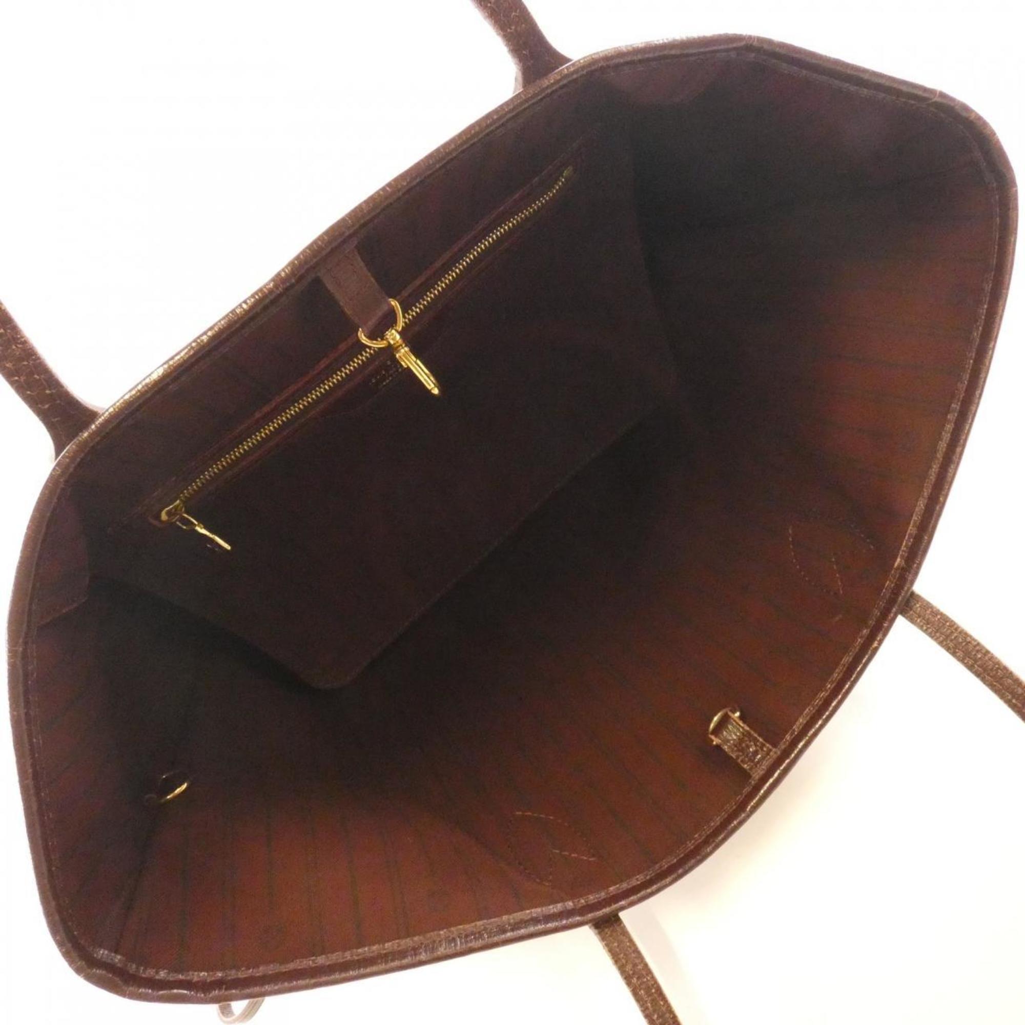 Louis Vuitton Dark Beige Pink Beige Sepia Canvas Handbag