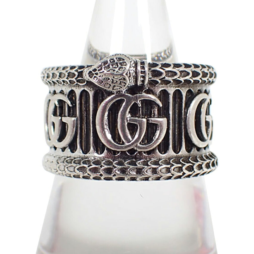 Gucci Sterling Silver 925 Band Ring (Pre-Owned)