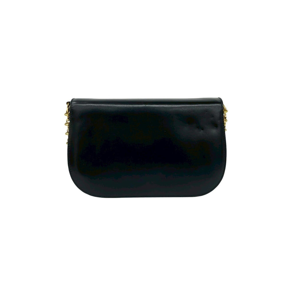 Gucci Black Leather Pochette Shoulder Bag (Pre-Owned)