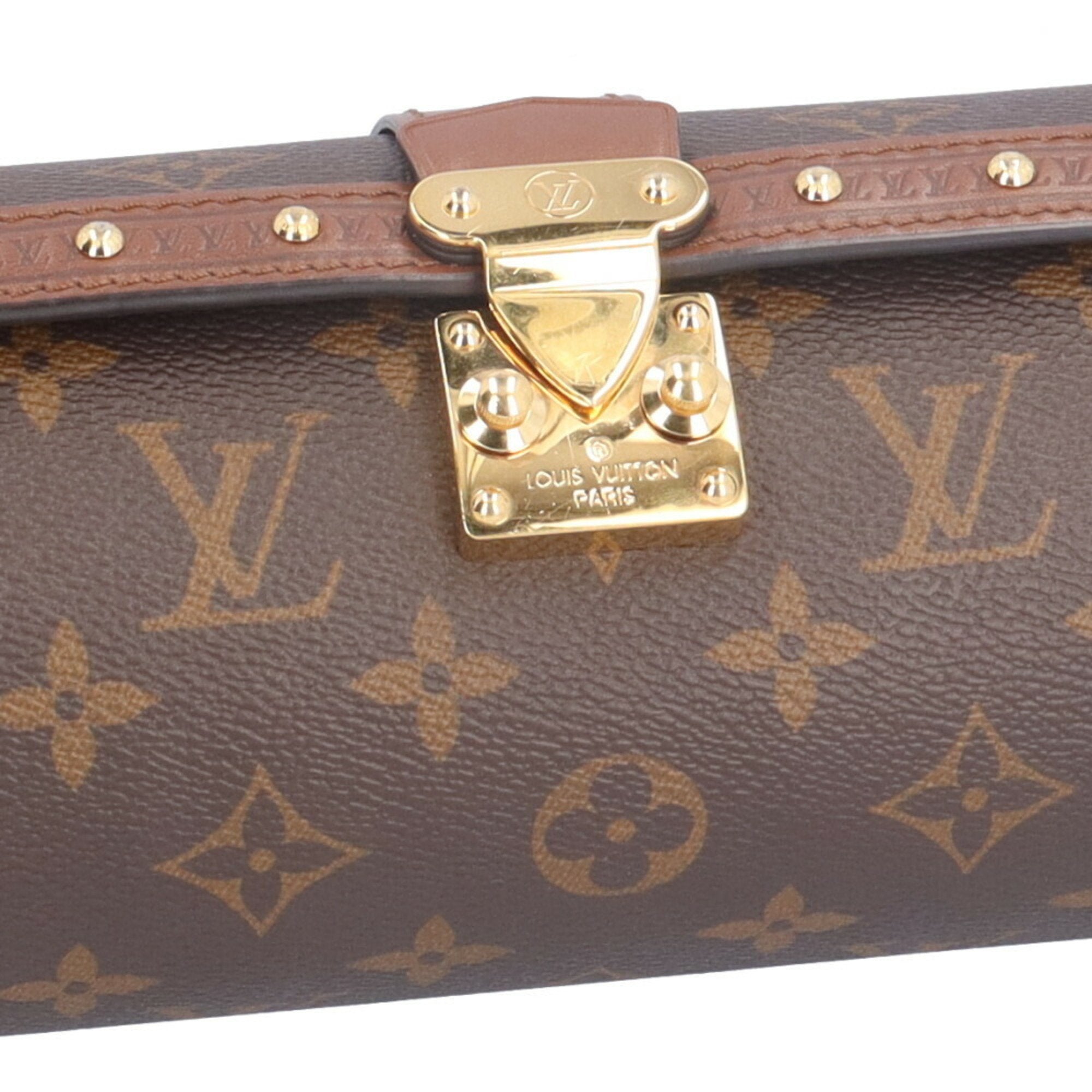 Louis Vuitton Brown Monogram Canvas Shoulder Bag