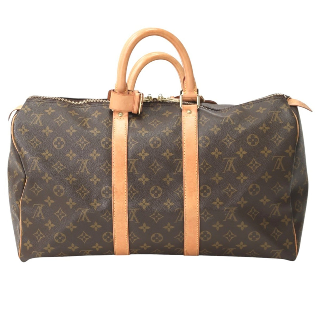 Louis Vuitton Brown Monogram Boston Bag