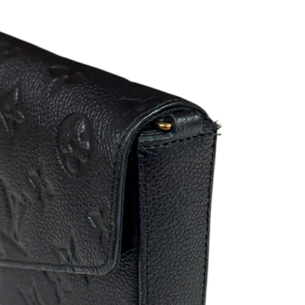 Louis Vuitton Black Monogram Empreinte Shoulder Bag