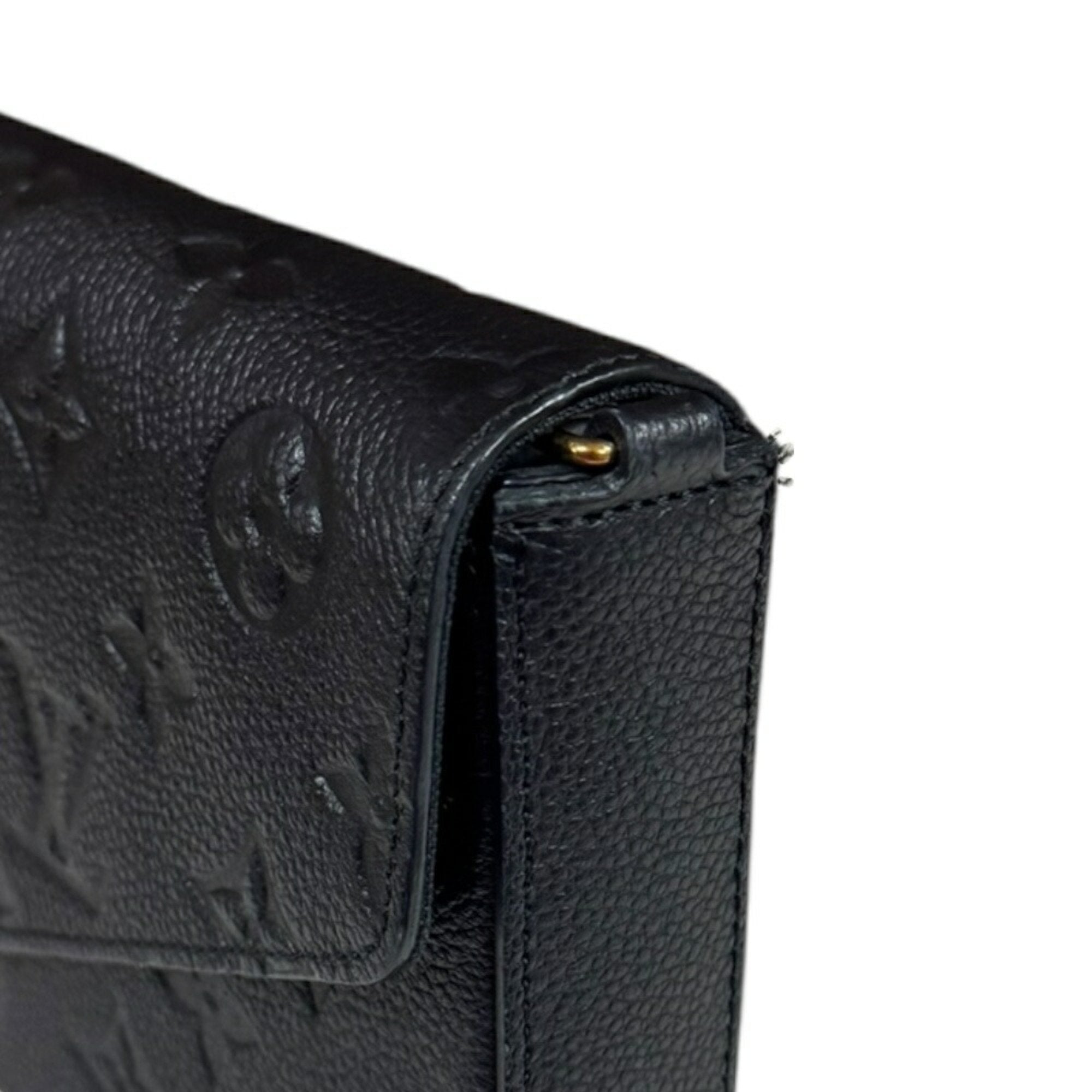 Louis Vuitton Black Monogram Empreinte Shoulder Bag