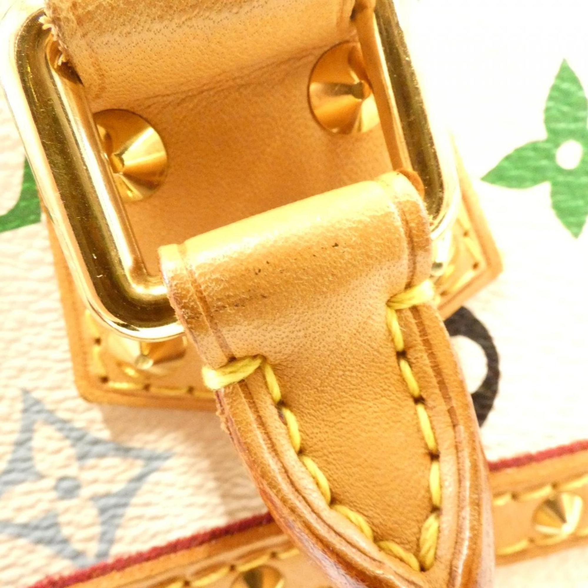 Louis Vuitton White Coated Canvas Handbag