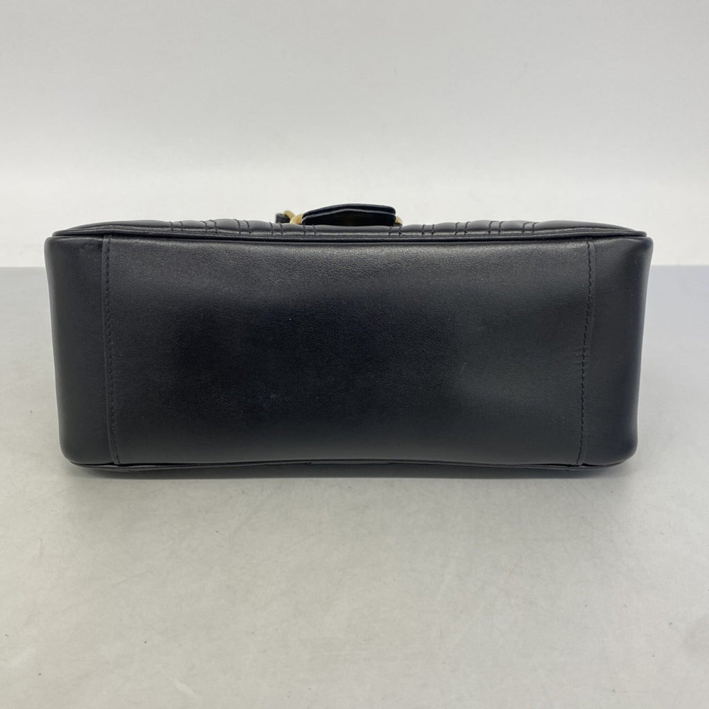 Gucci Black Leather Handbag (Pre-Owned)