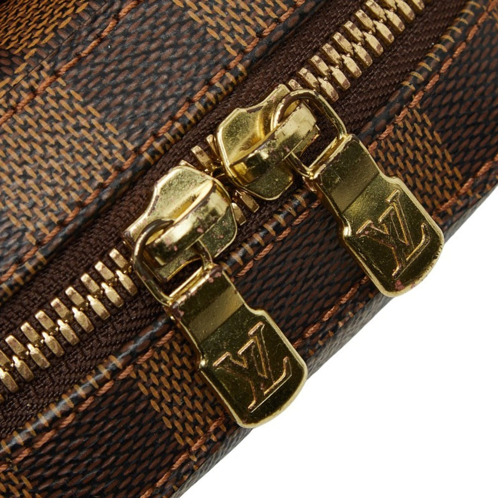 Louis Vuitton Brown Pvc Leather Sling Bag