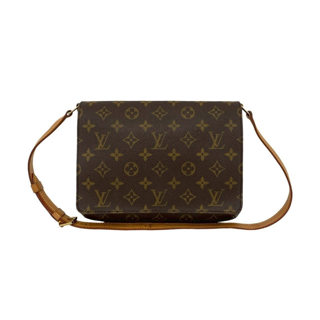 Louis Vuitton Brown Leather Pvc Shoulder Bag