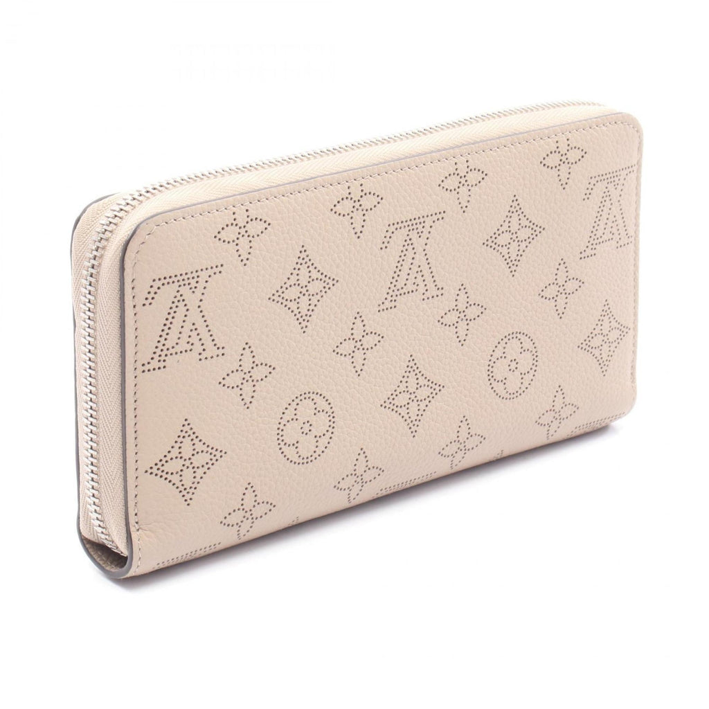 Louis Vuitton Beige Galle Mahina Leather Leather Long Wallet