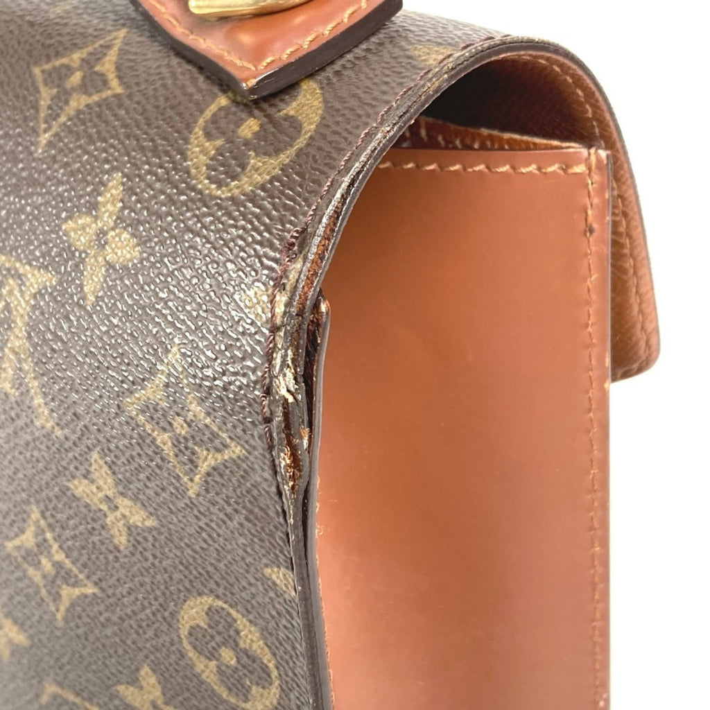 Louis Vuitton Brown Monogram Canvas Handbag