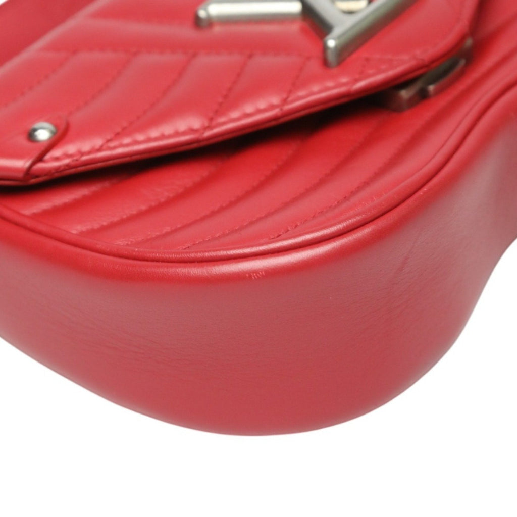 Louis Vuitton Red Color Leather Shoulder Bag