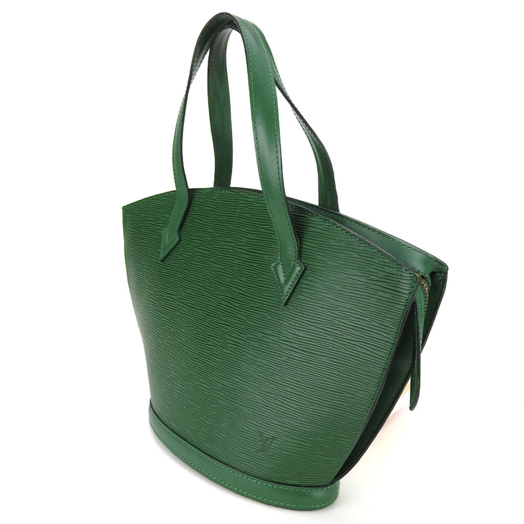 Louis Vuitton Borneo Green Epi Leather Handbag