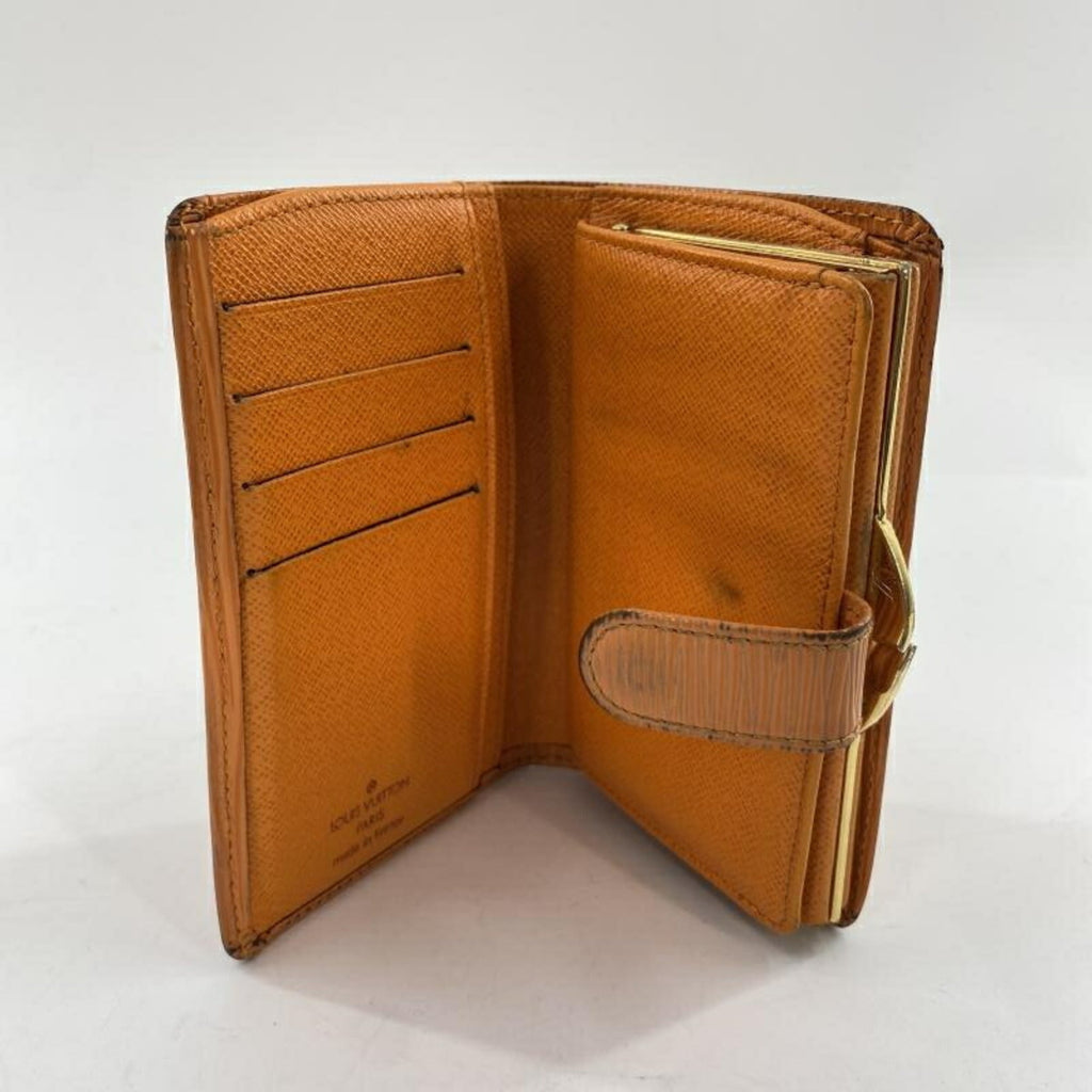 Louis Vuitton Epi Orange Epi Leather Wallet