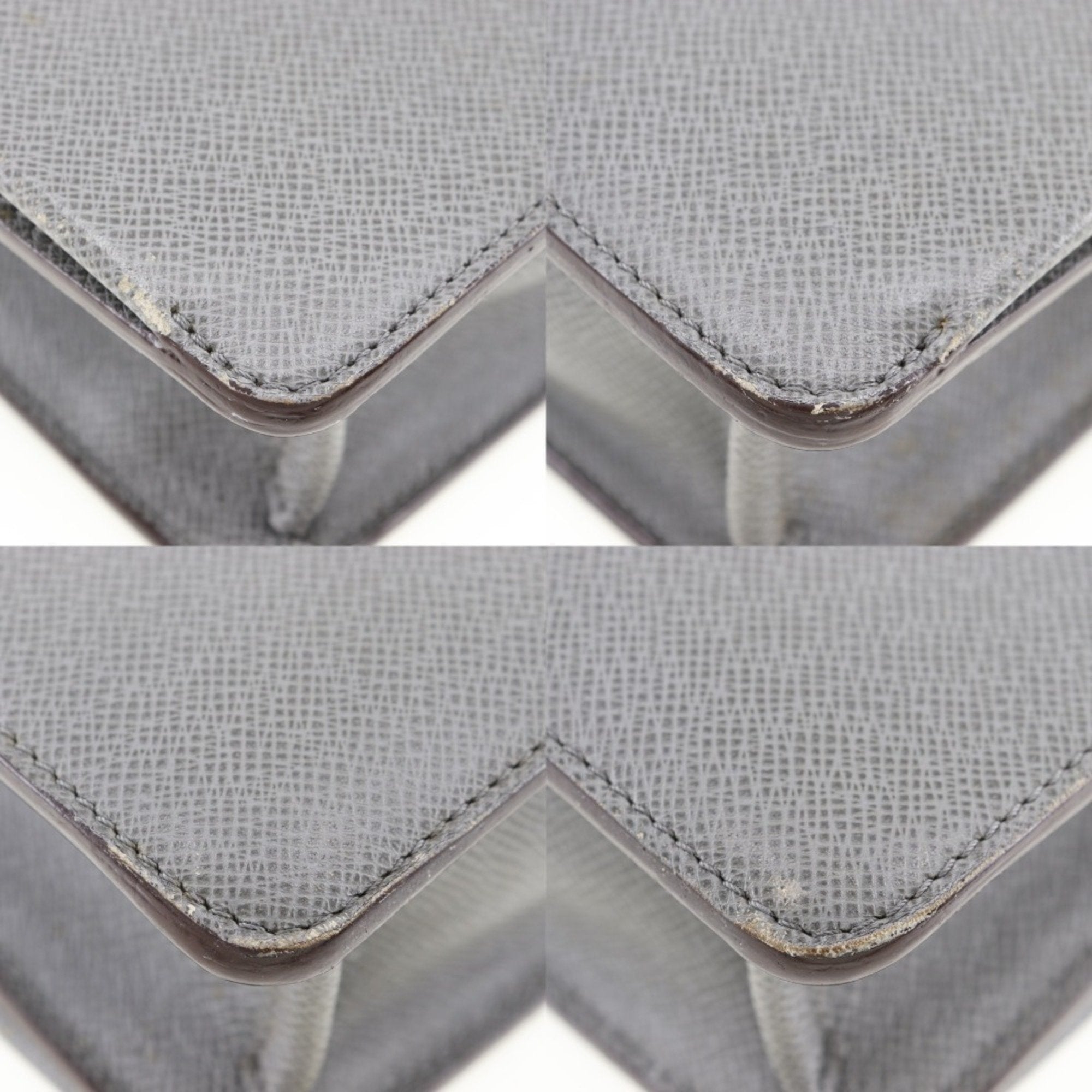 Louis Vuitton Glacier Gray Taiga Leather Briefcase
