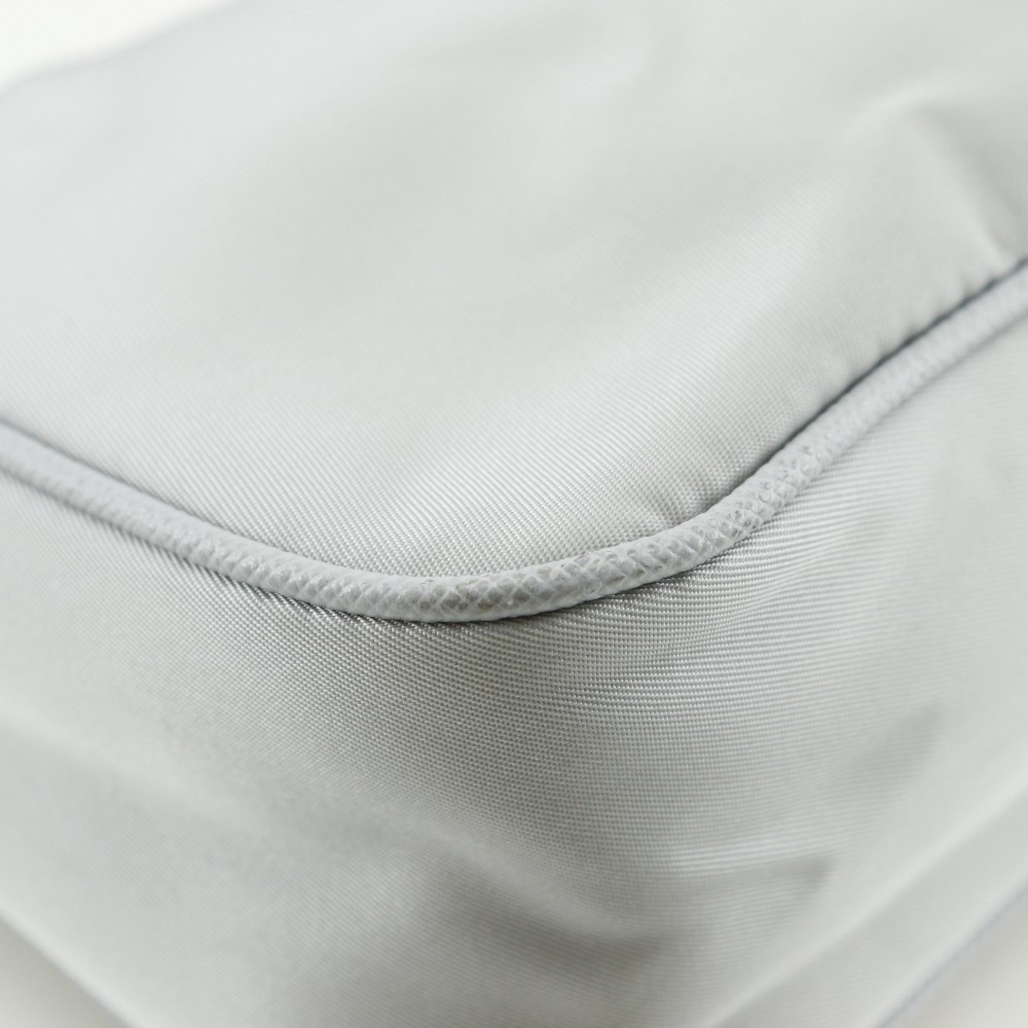 Prada Gray Nylon Shoulder Bag