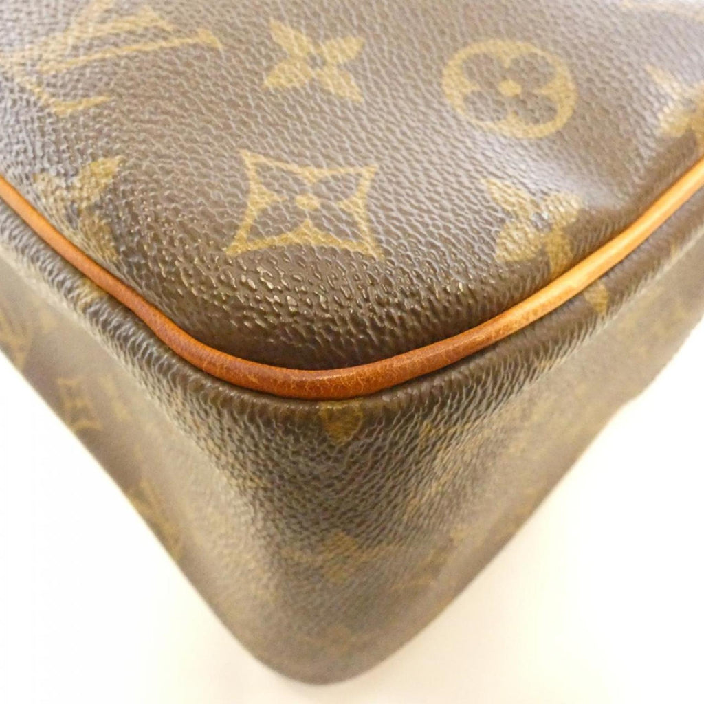 Louis Vuitton Brown Coated Canvas Shoulder Bag