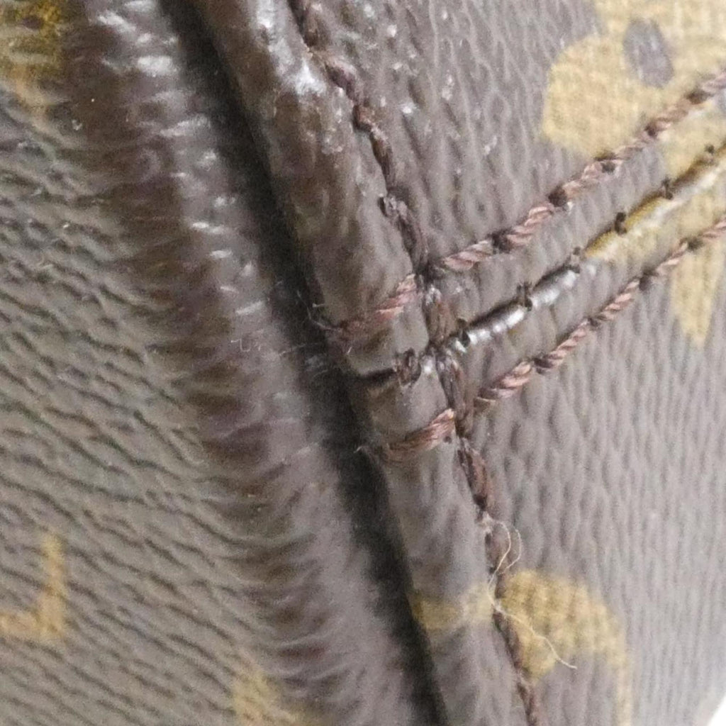 Louis Vuitton Marron Coated Canvas Handbag