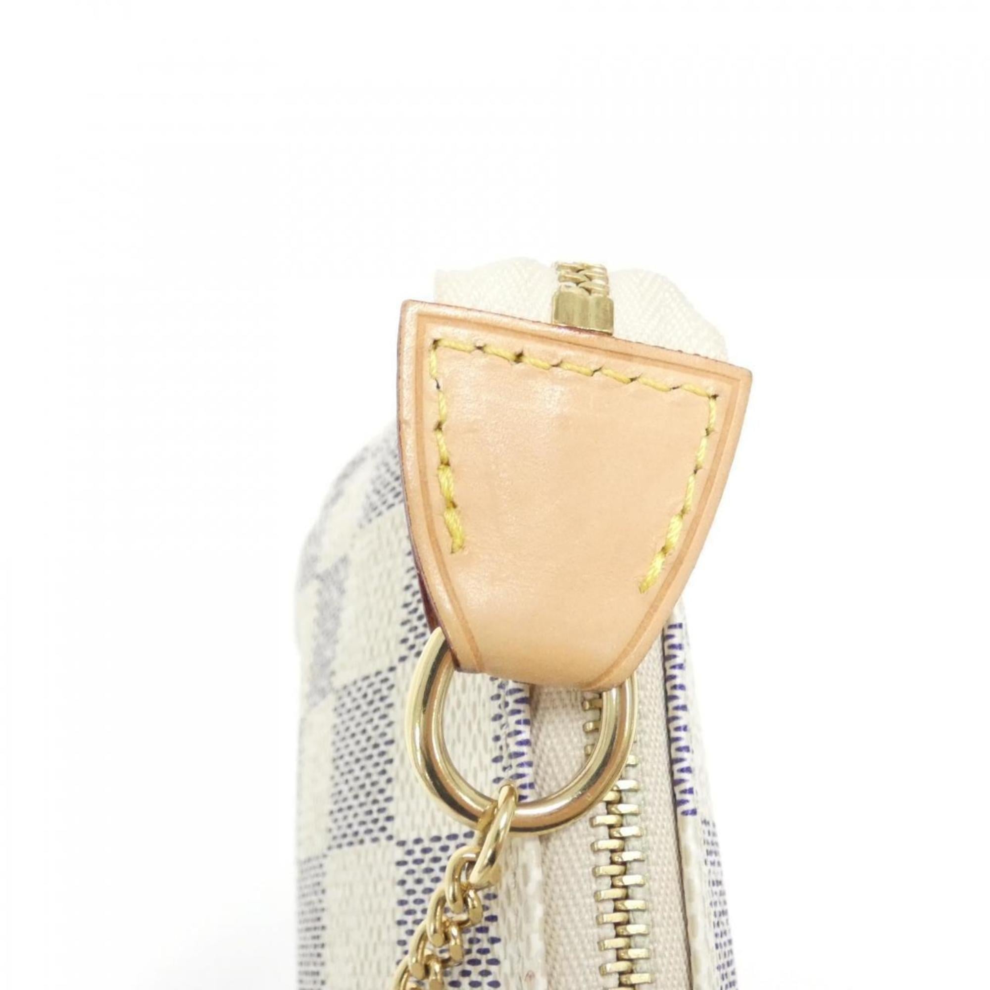 Louis Vuitton Azur Coated Canvas Pochette Pouch