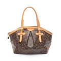 Louis Vuitton Monogram Brown Coated Canvas Handbag