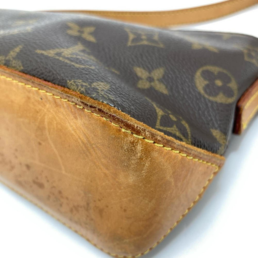 Louis Vuitton Brown Monogram Canvas Shoulder Bag