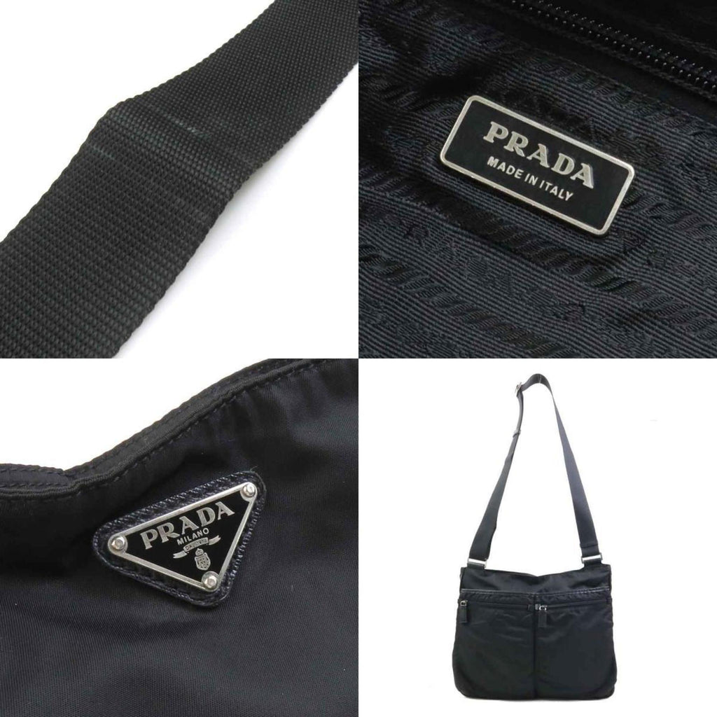 Prada Black Nylon Shoulder Bag