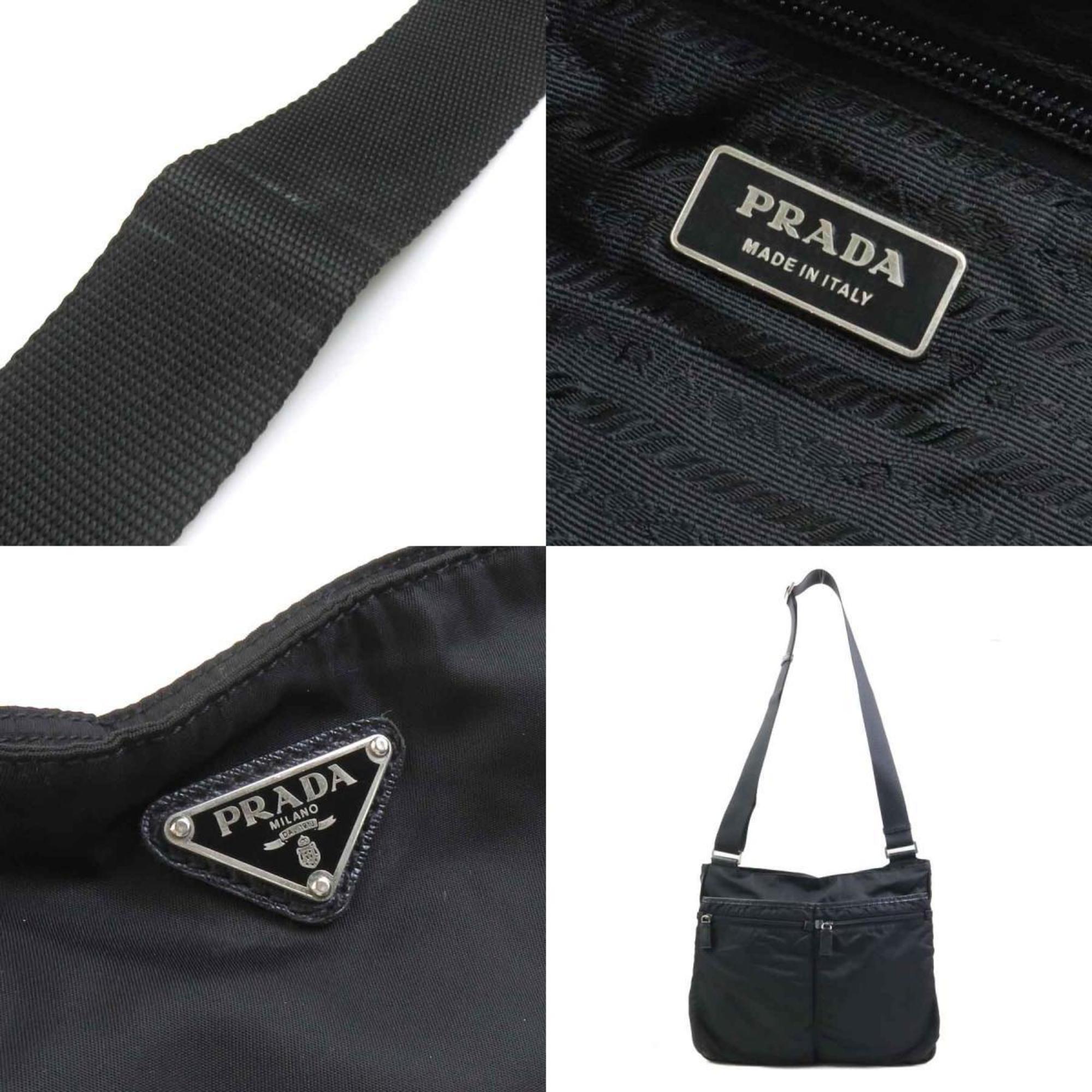 Prada Black Nylon Shoulder Bag