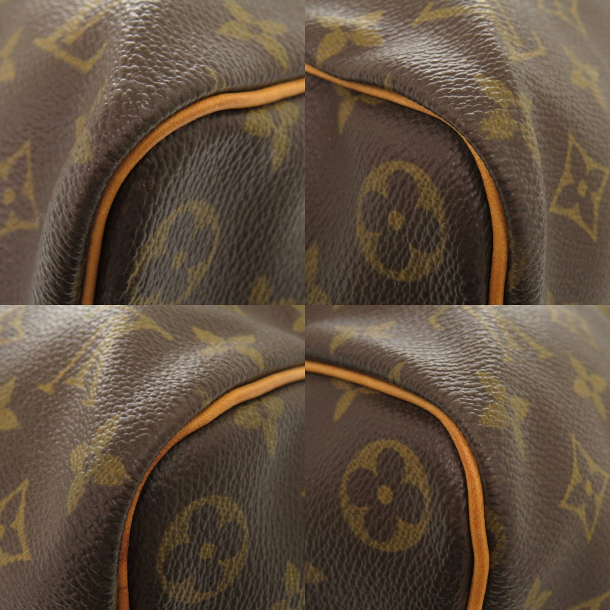 Louis Vuitton Brown Monogram Canvas Boston Bag