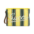 Gucci Multi-Color Yellow Canvas Handbag (Pre-Owned)