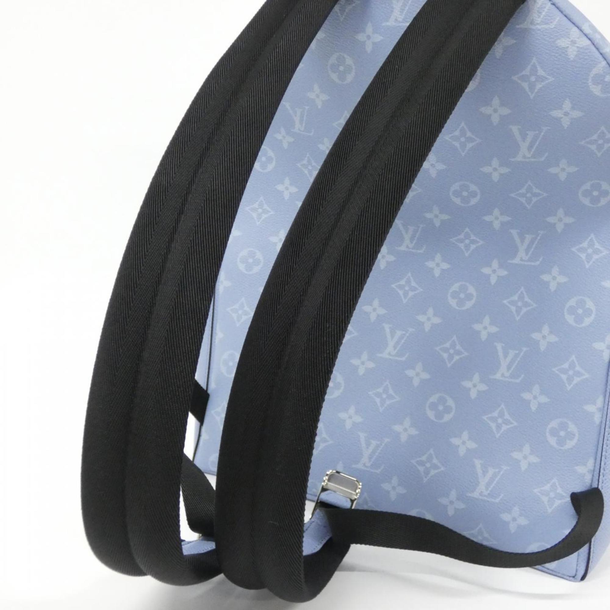 Louis Vuitton Blue Ciel Leather Backpack