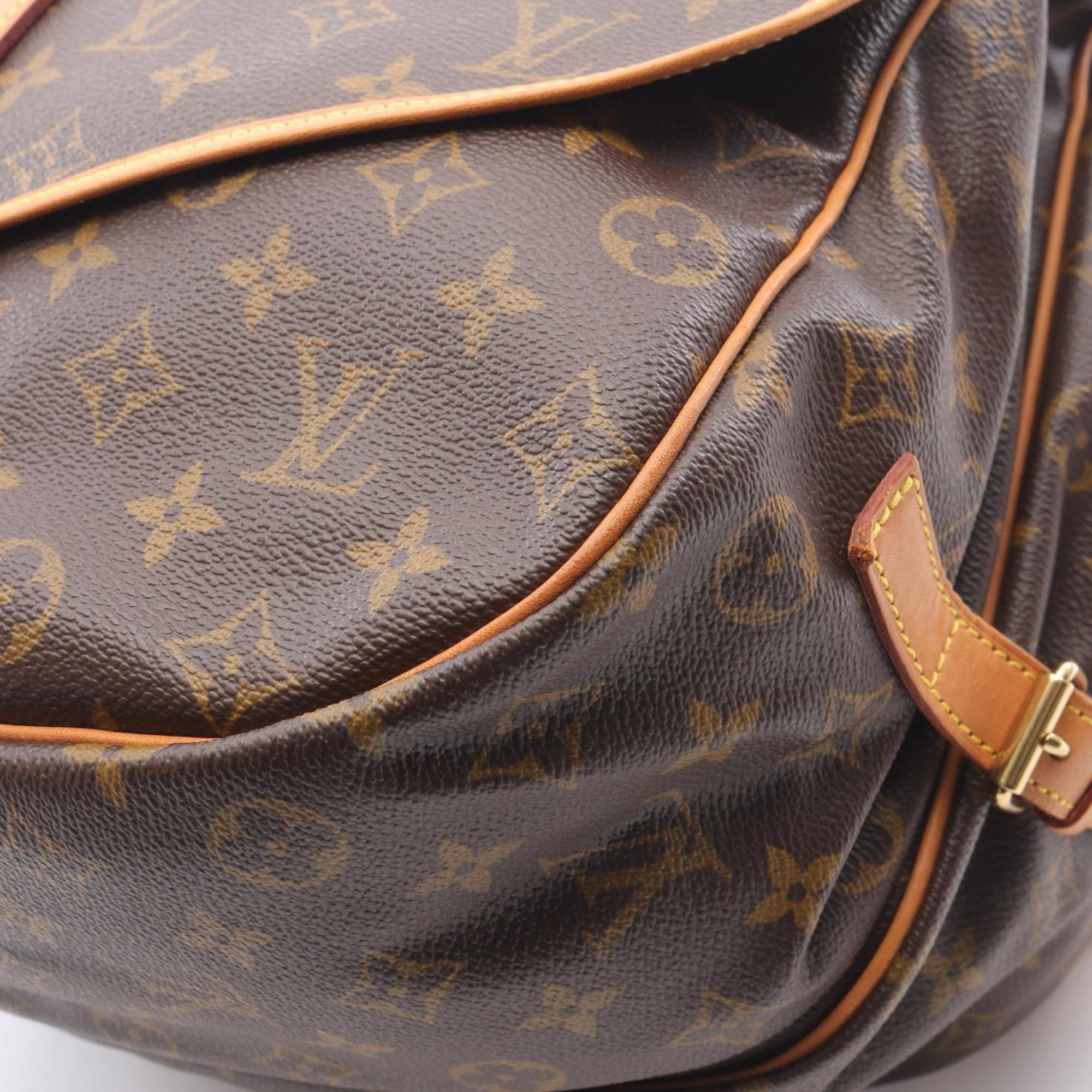Louis Vuitton Brown Monogram Coated Canvas Pvc Leather Shoulder Bag