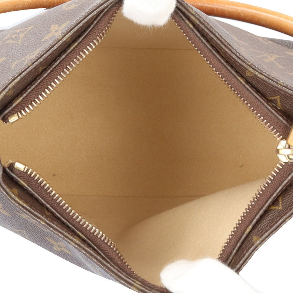 Louis Vuitton Brown Monogram Canvas Shoulder Bag