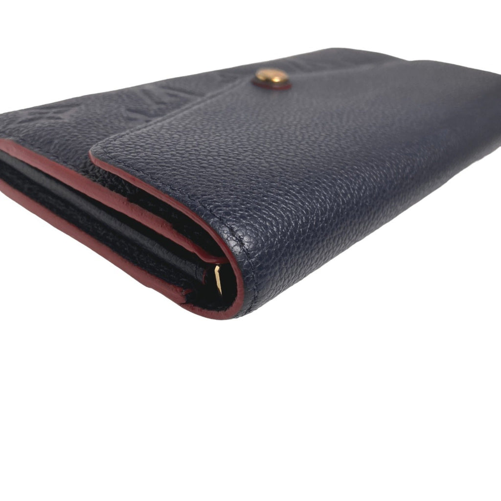 Louis Vuitton Marine Rouge Monogram Empreinte Long Wallet