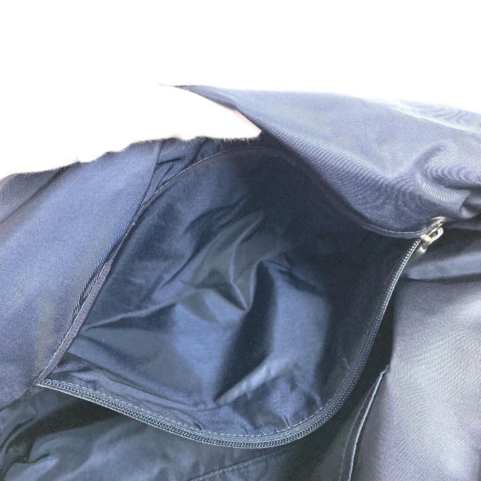 Louis Vuitton Navy Orange Leather Nylon Messenger Bag Shoulder Bag