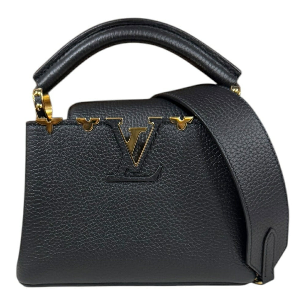 Louis Vuitton Black Noir Leather Shoulder Bag