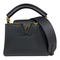 Louis Vuitton Black Noir Leather Shoulder Bag