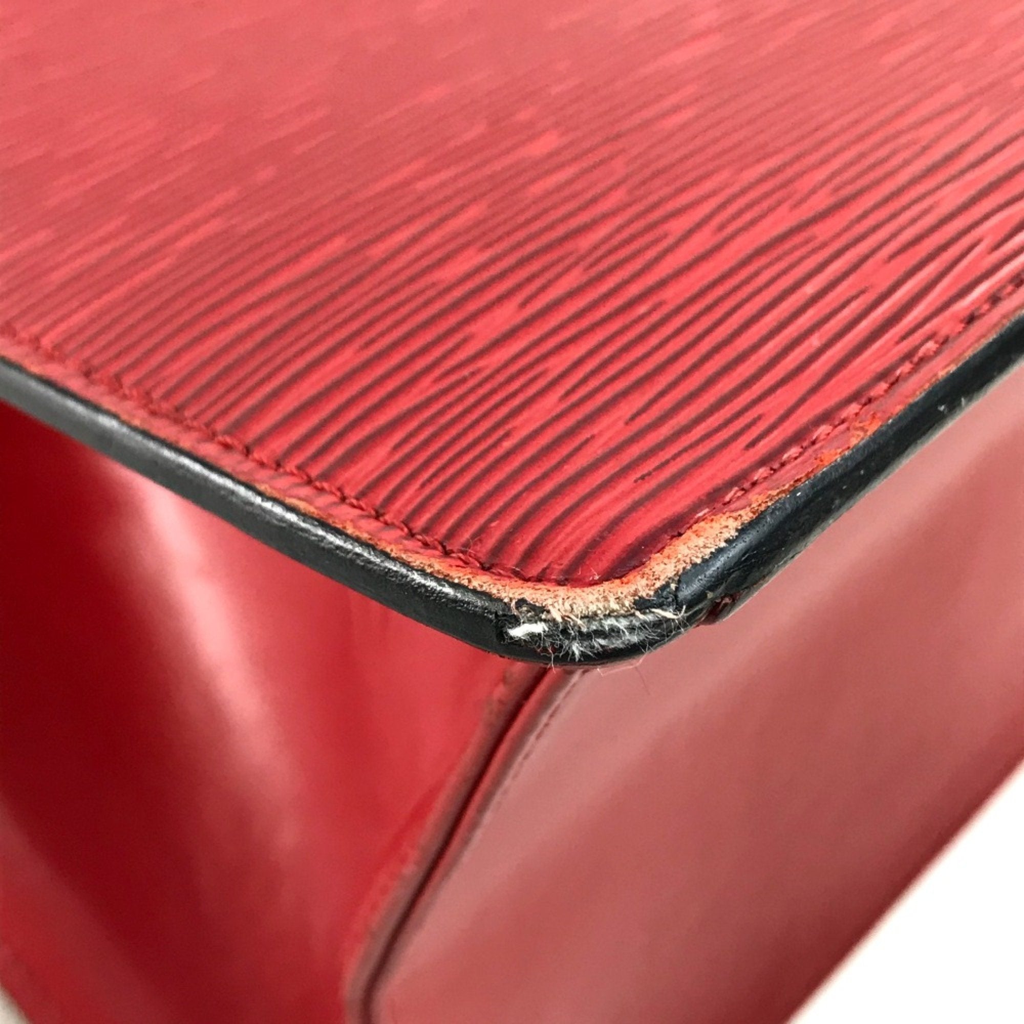 Louis Vuitton Red Leather Handbag
