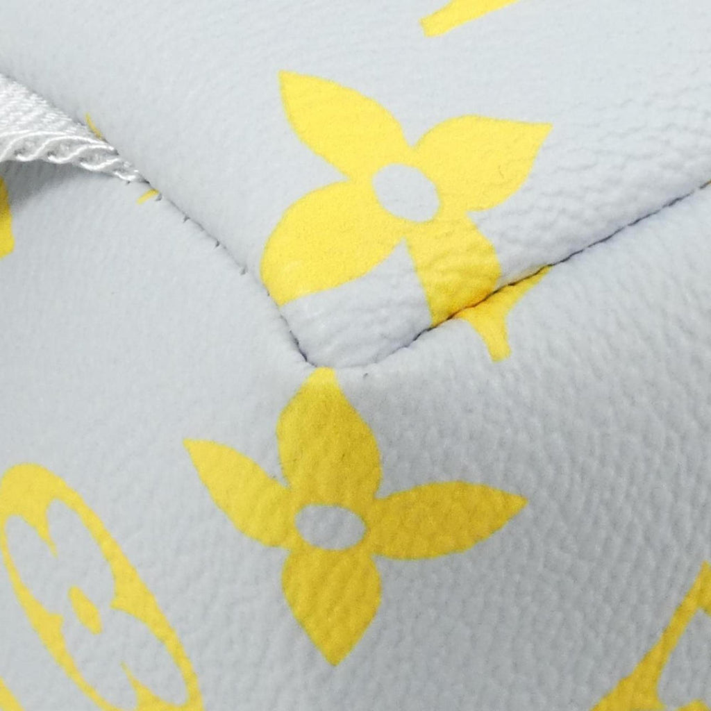 Louis Vuitton Gray Jaune Coated Canvas Backpack
