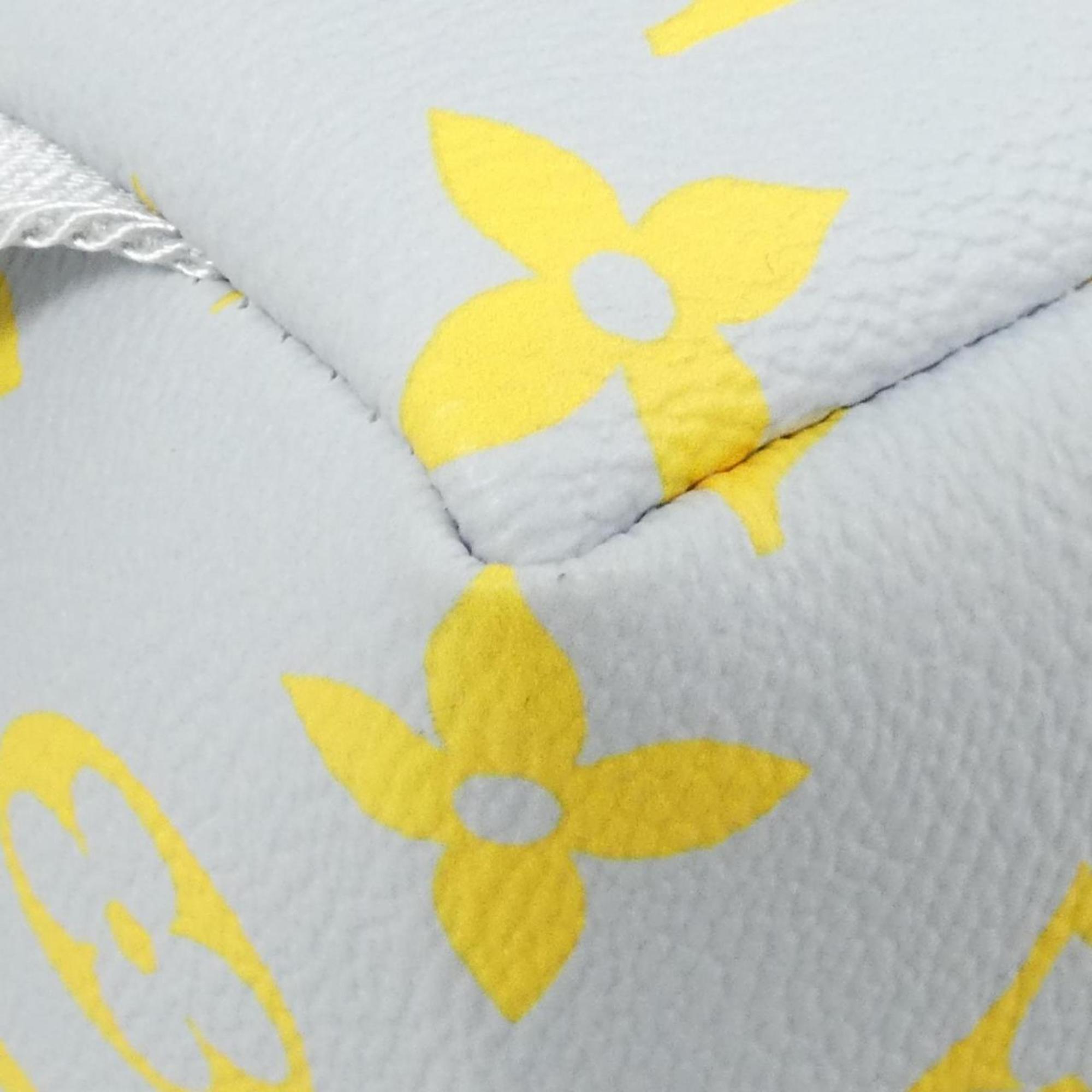 Louis Vuitton Gray Jaune Coated Canvas Backpack