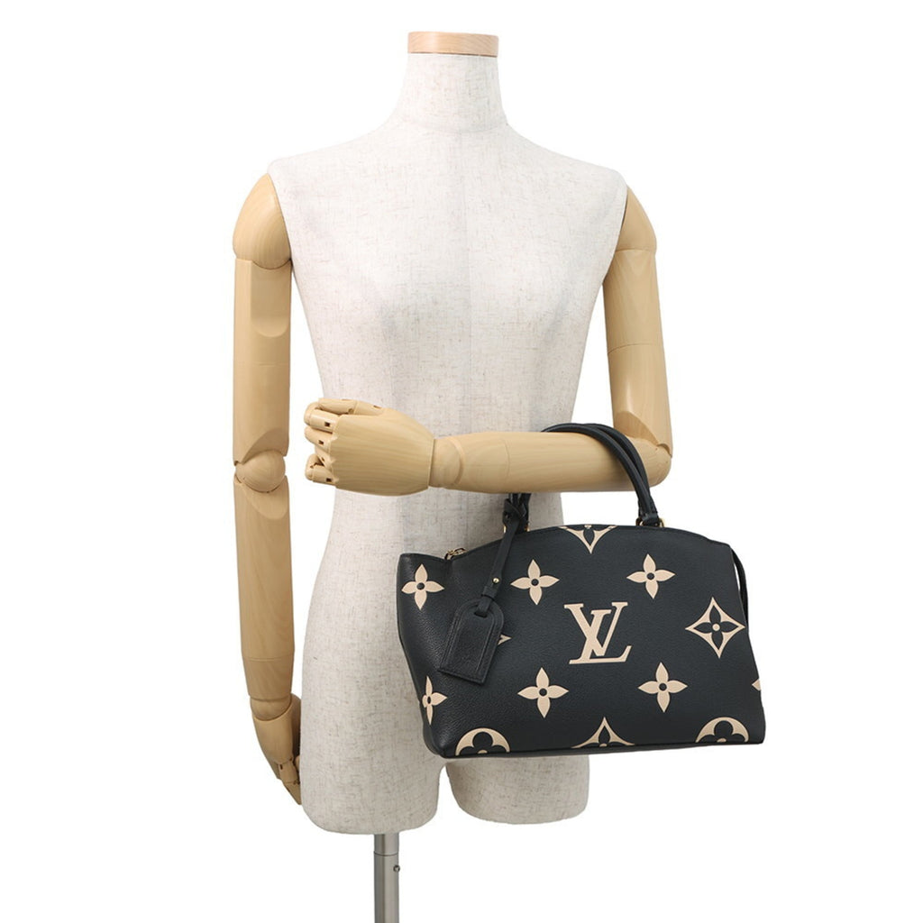 Louis Vuitton Monogram Empreinte Beige Bicolor Black Noir Monogram Empreinte Handbag