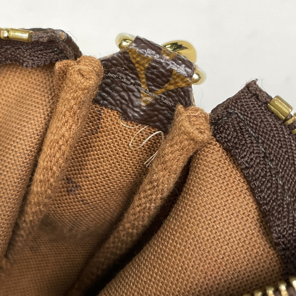 Louis Vuitton Brown Monogram Pochette Pouch