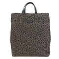 Gucci Gray Canvas Leather Tote Bag (Pre-Owned)