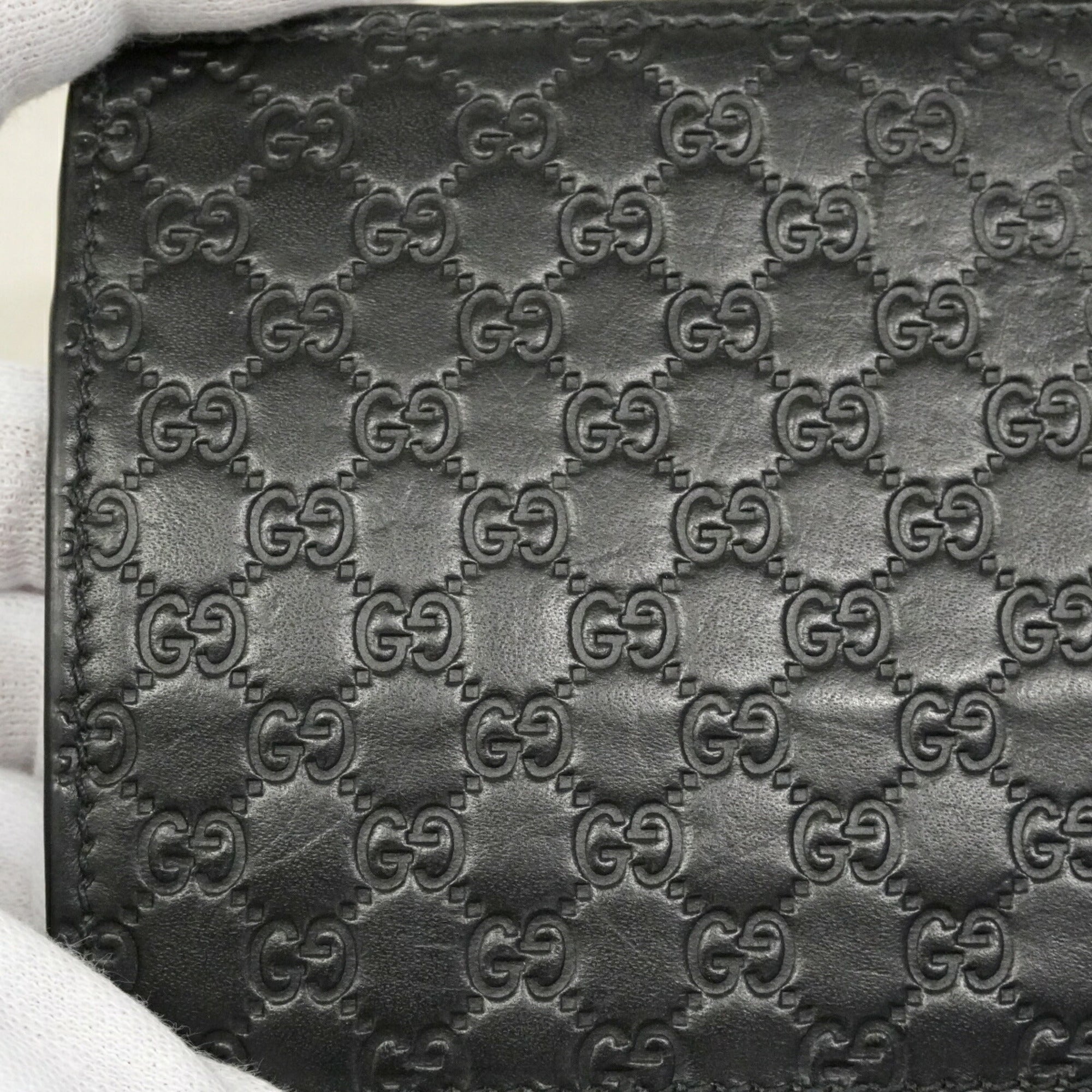 Gucci Black Leather Money Clip (Pre-Owned)
